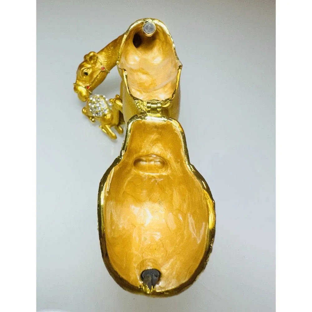 Beautiful Rhinestone Camel With Child  4